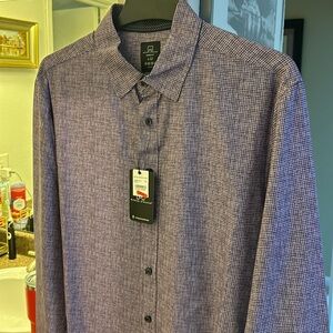 Michael Strahan Long Sleeve Dress Shirt